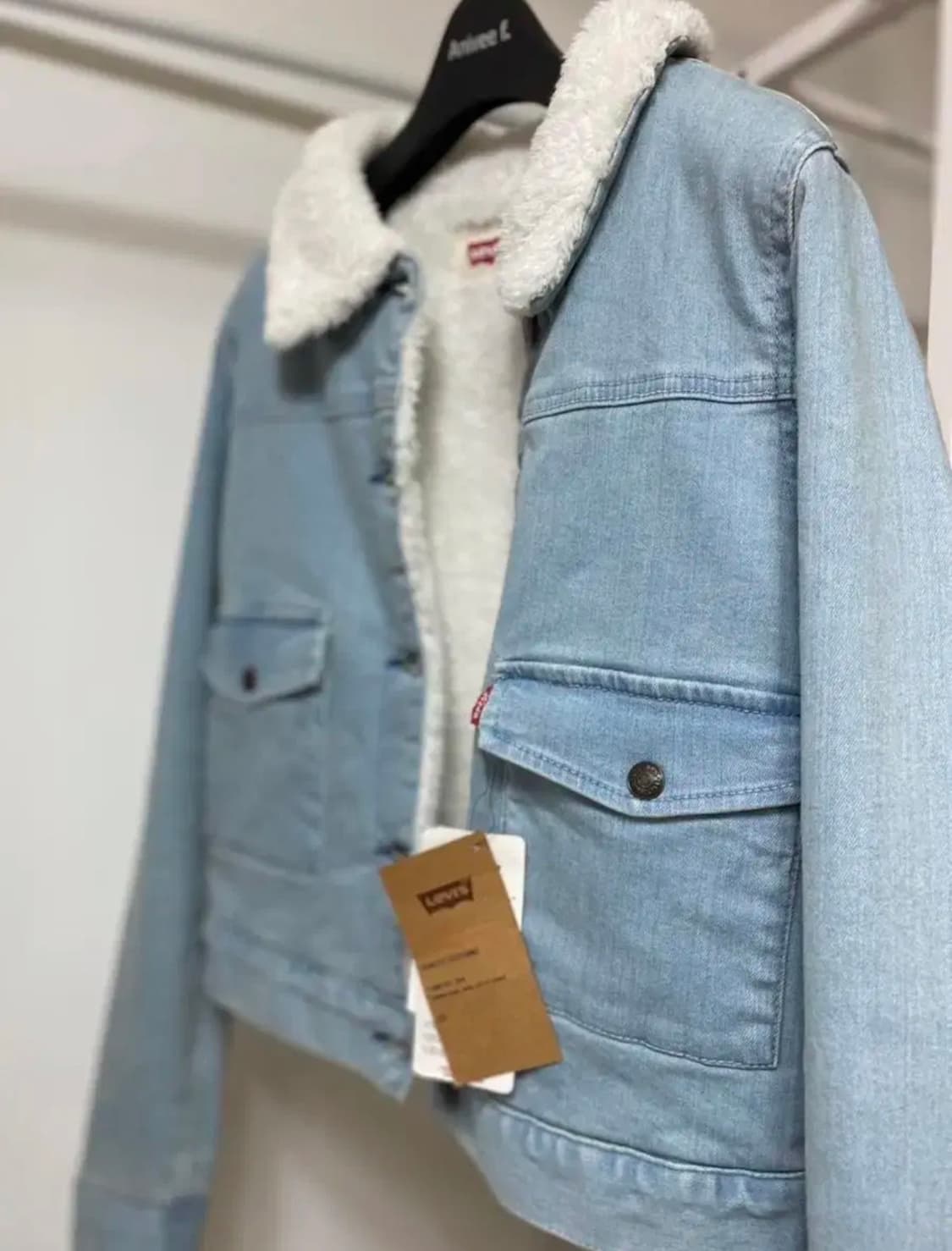 리바이스 연청 무스탕 후리스 청자켓  상품이미지3