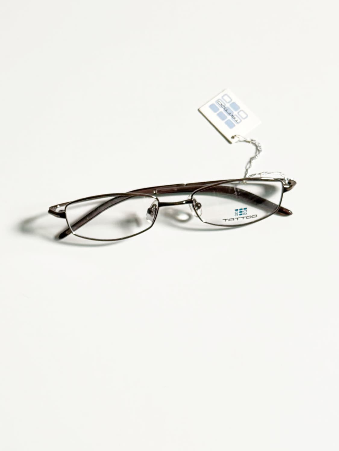 TATTOO 슬림 오벌 브라운 메탈 빈티지 안경 상품이미지2