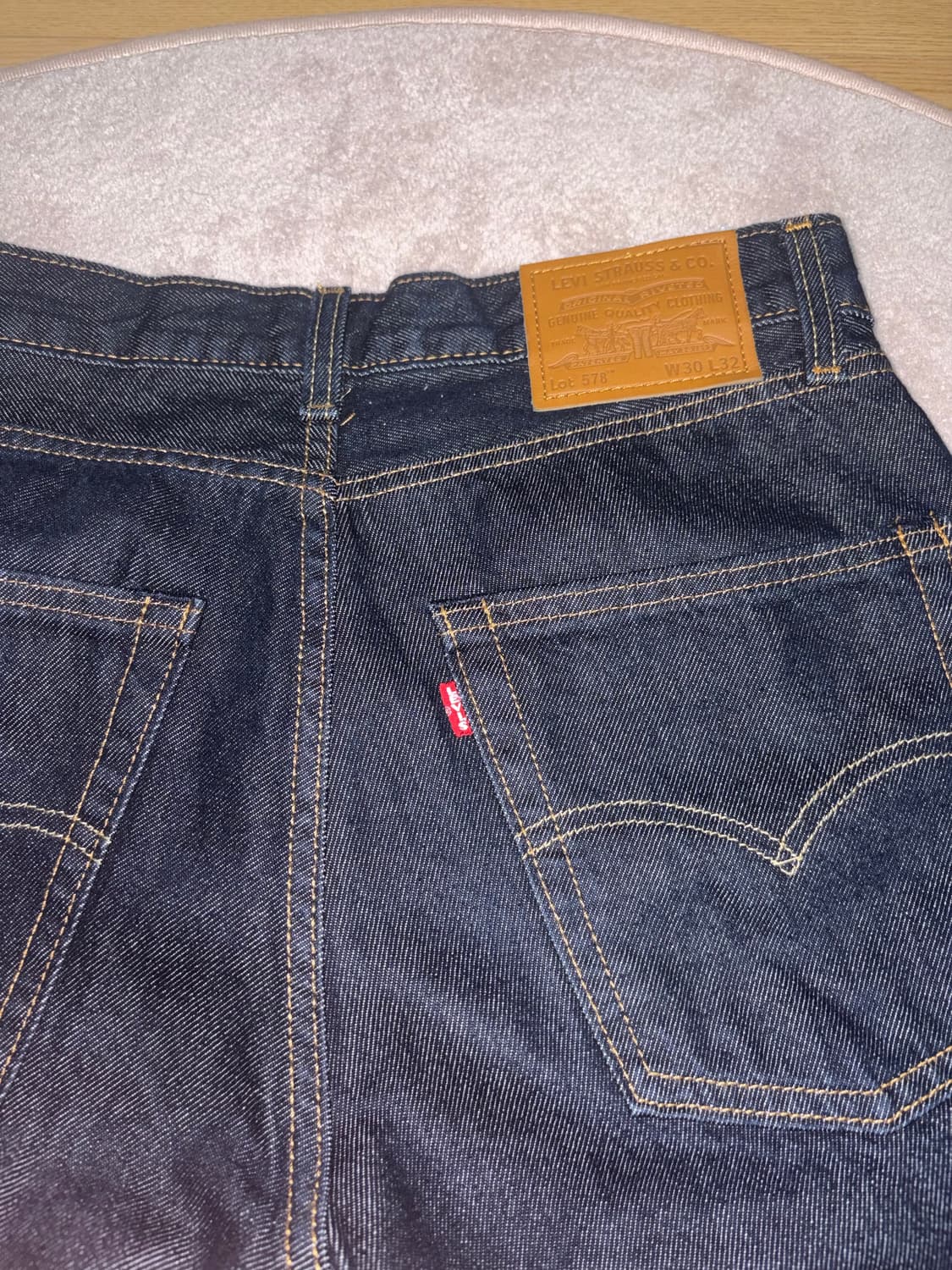 [30x32] 리바이스 578 배기진 인디고 상품이미지1