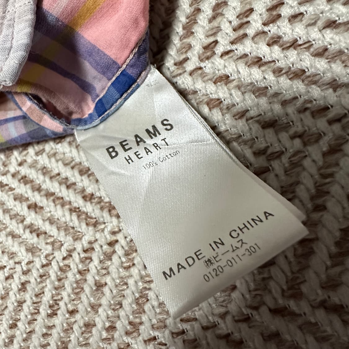 BEAMS check shirt 상품이미지4