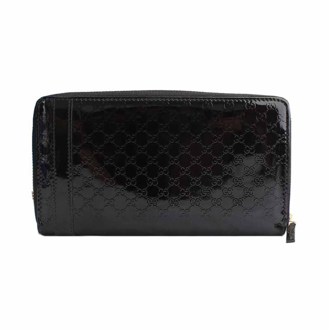 구찌 블랙 구찌시마 페이던트 금장 지피 장지갑(309757) 상품이미지2