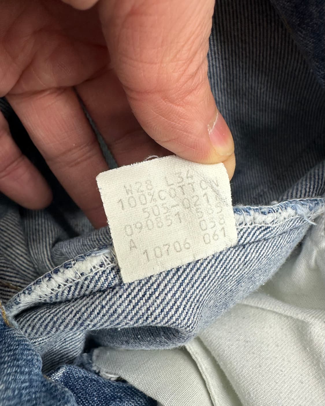 (허단35)80'S 리바이스 USA 505-0217-M1412 상품이미지5