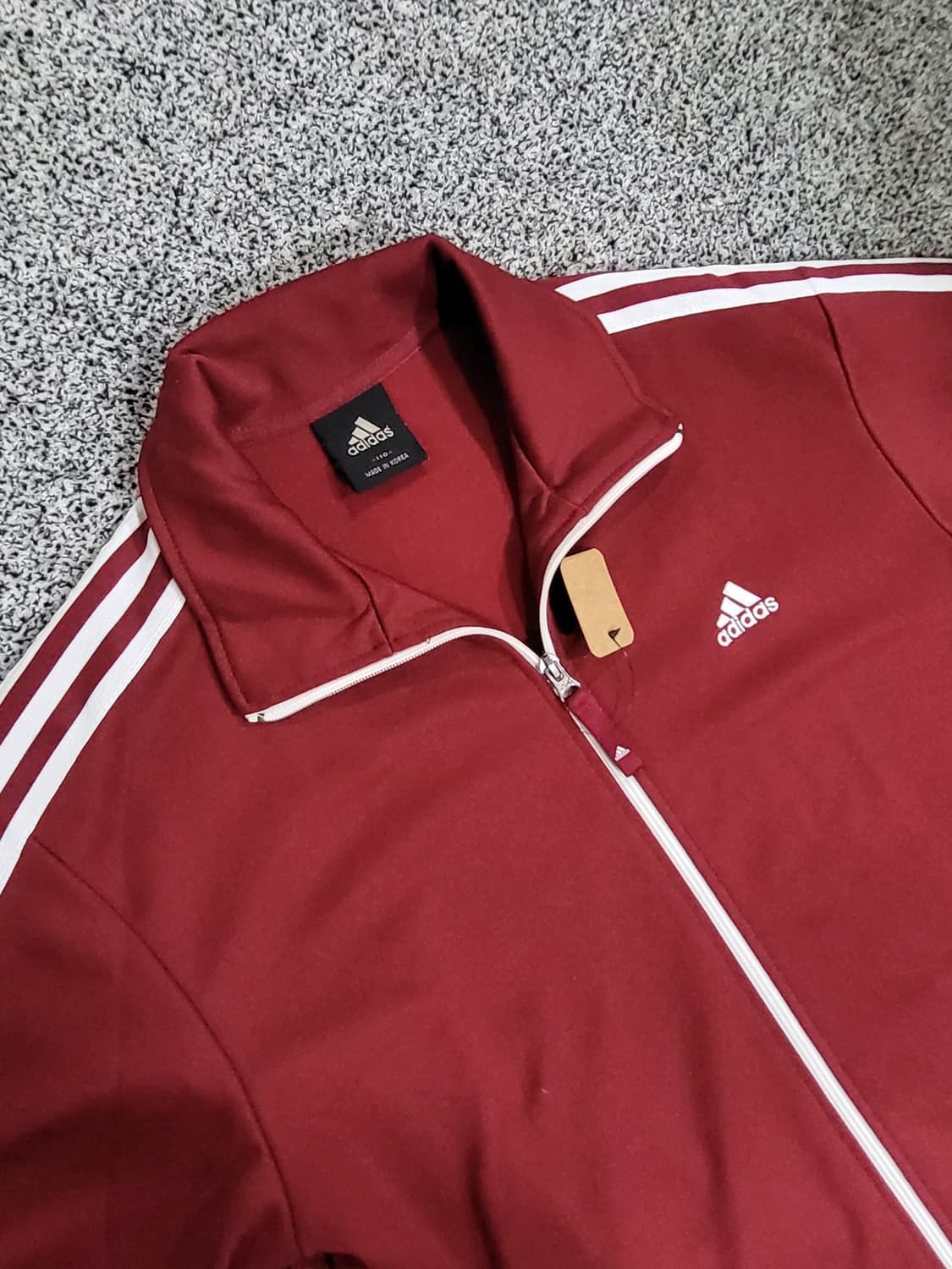 Adidas 버건디 트랙자켓 상품이미지3