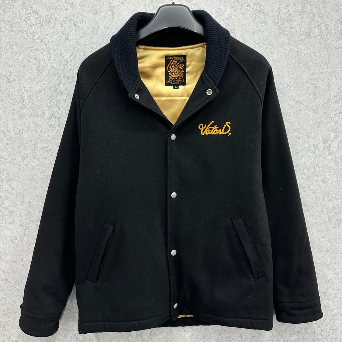 100 스티그마 남자 신슐레이트 울 바시티 자켓 상품이미지1