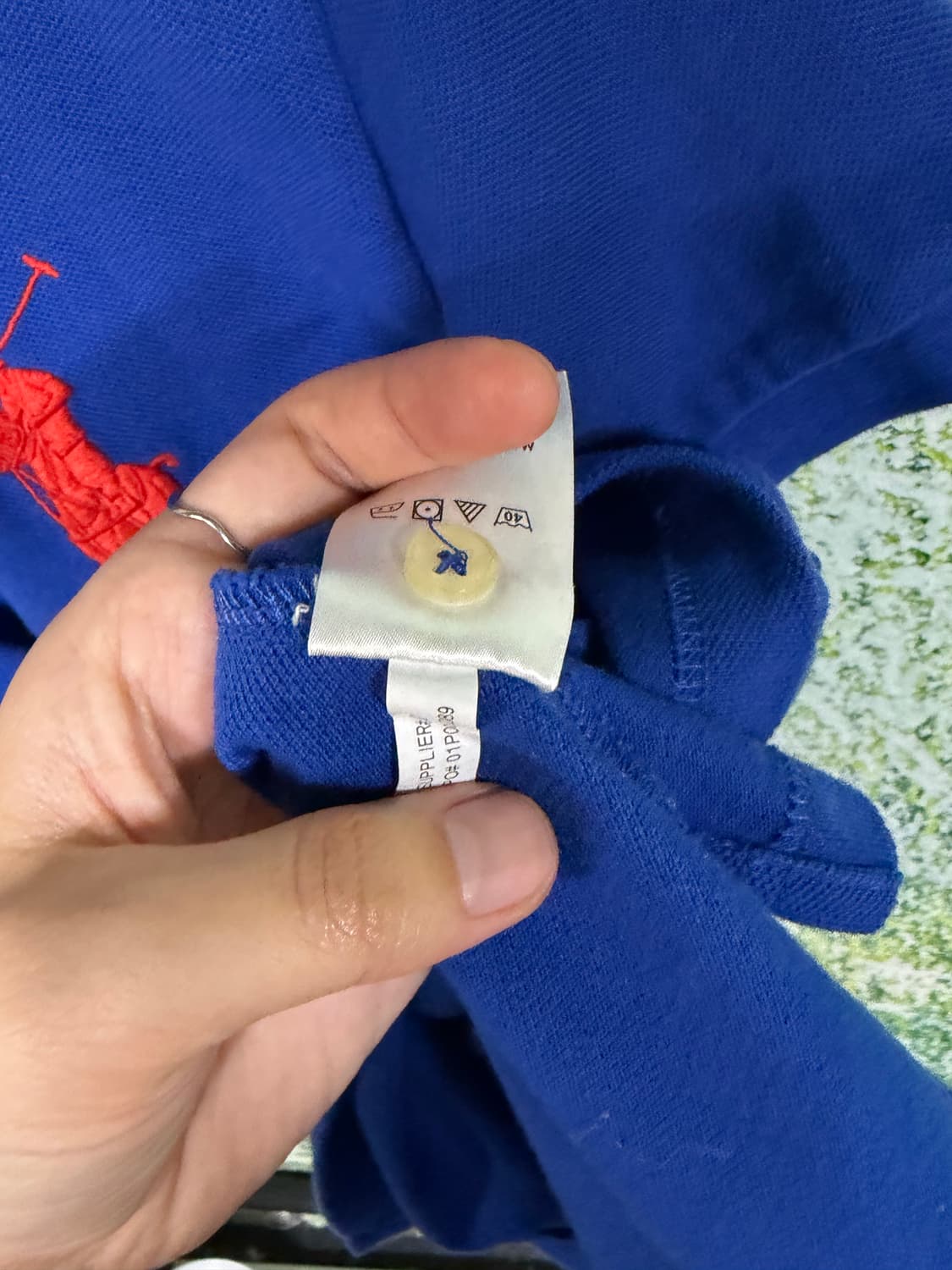  폴로 치프키프 빅포니 블루 여성용 반팔 티셔츠 카라티 S 상품이미지10