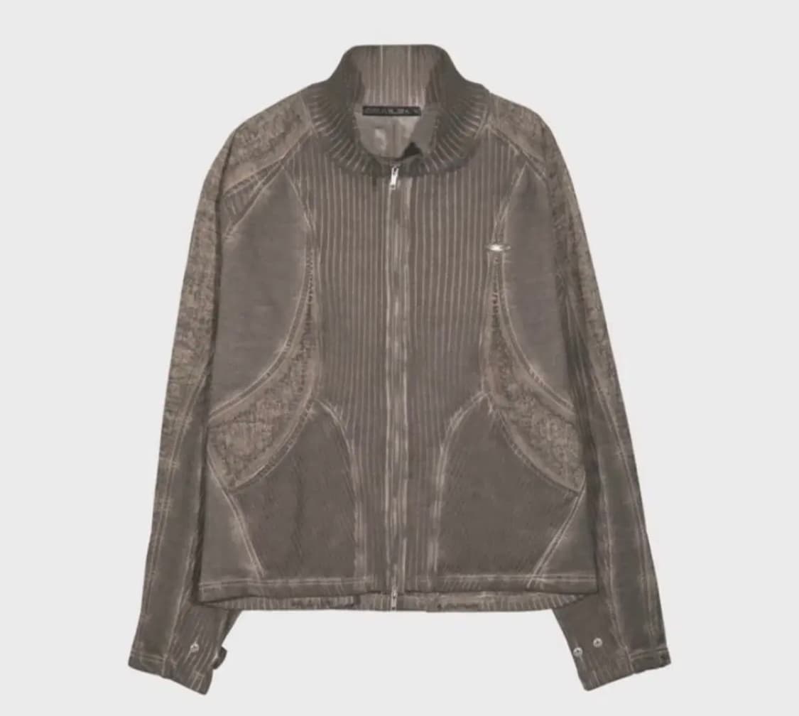 그레일즈 루나 니트 바이커 집업 자켓 상품이미지1