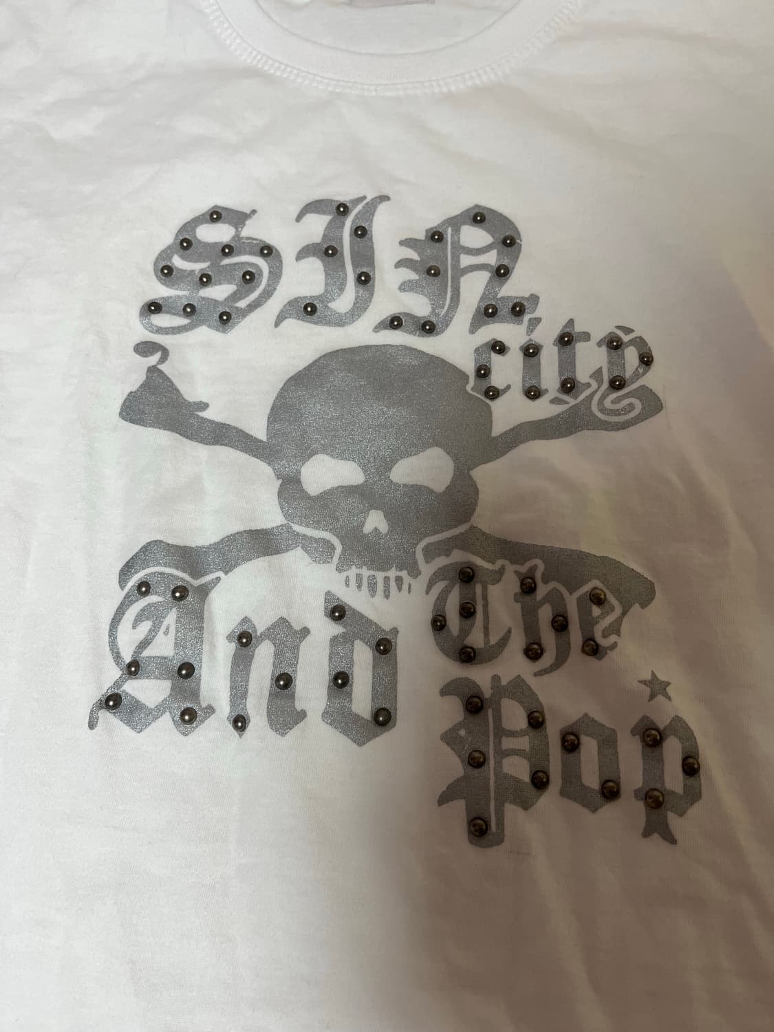 시티앤더팝 해골 큐빅 반팔티 베이비메탈클럽 상품이미지2