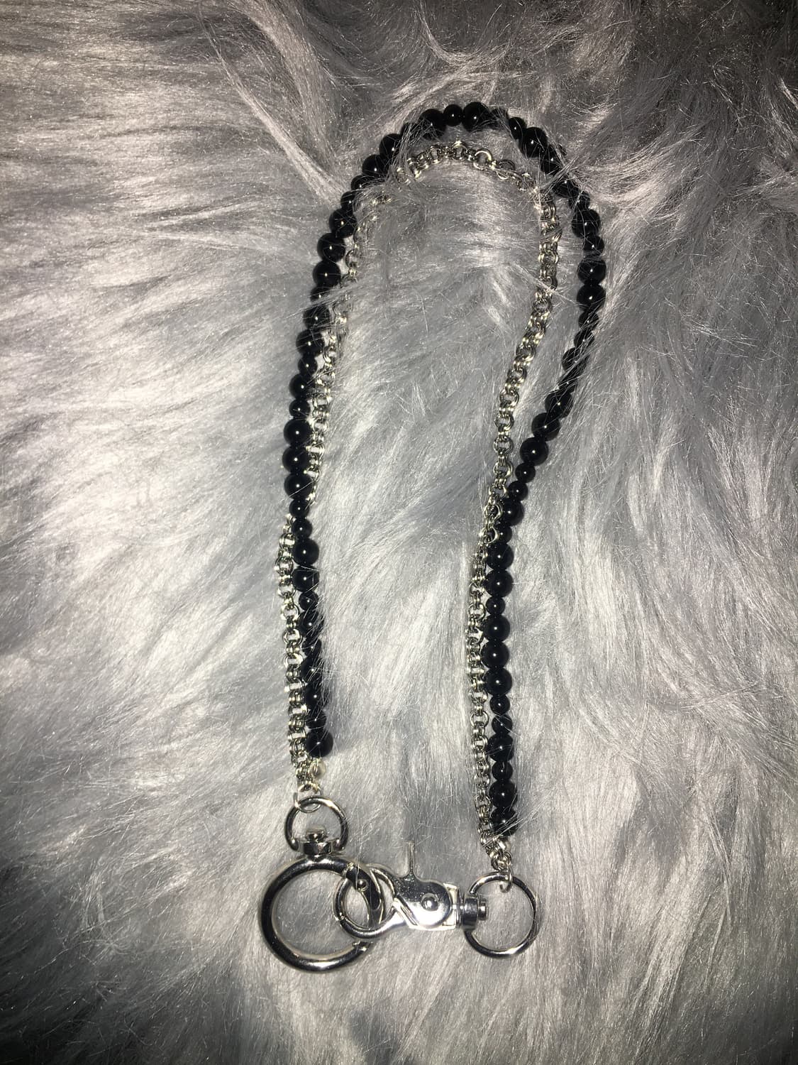 Black Halo ring Necklace 🪐 상품이미지2