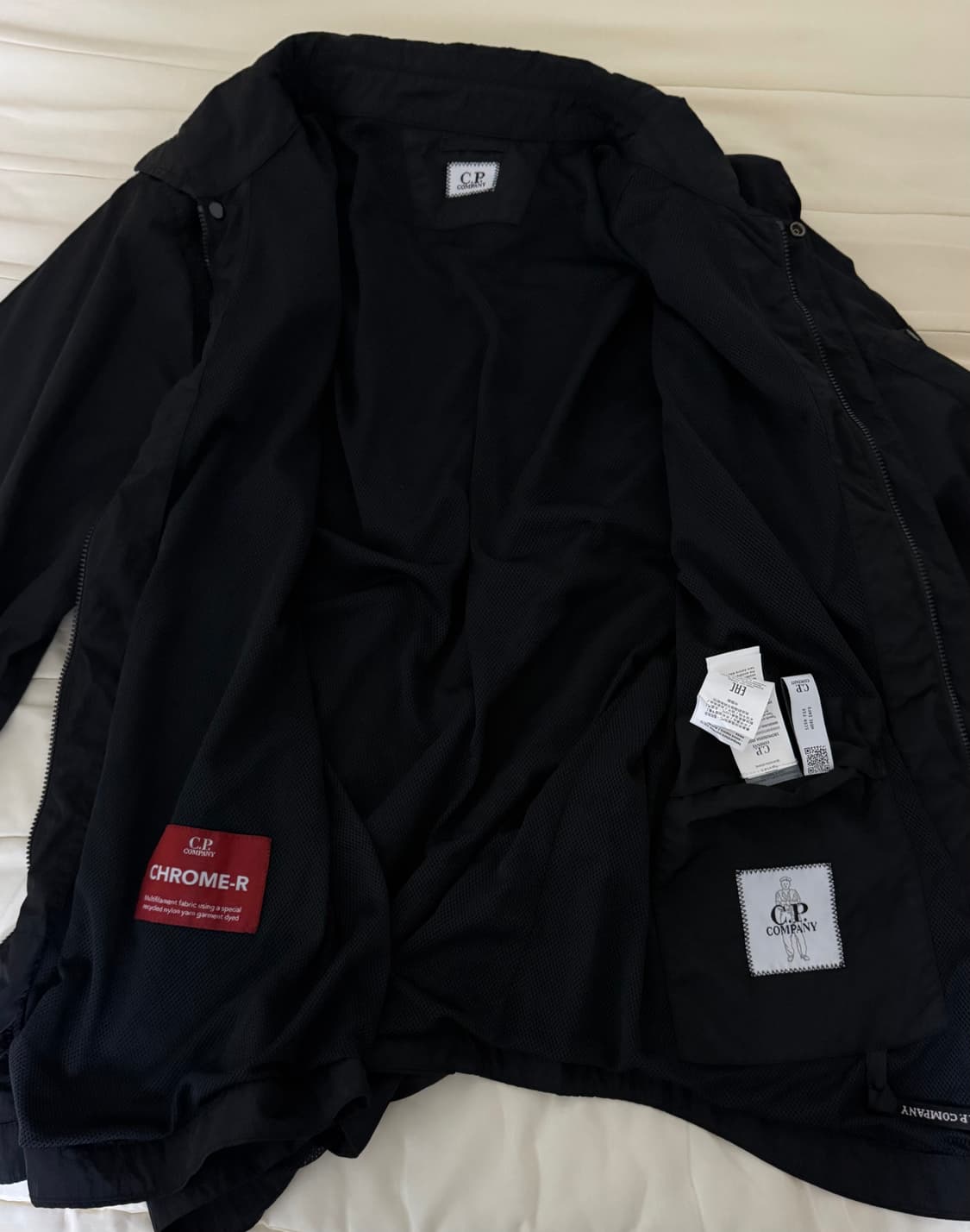 CP 컴퍼니 크롬-R 지퍼 셔츠 자켓 - 블랙 상품이미지5