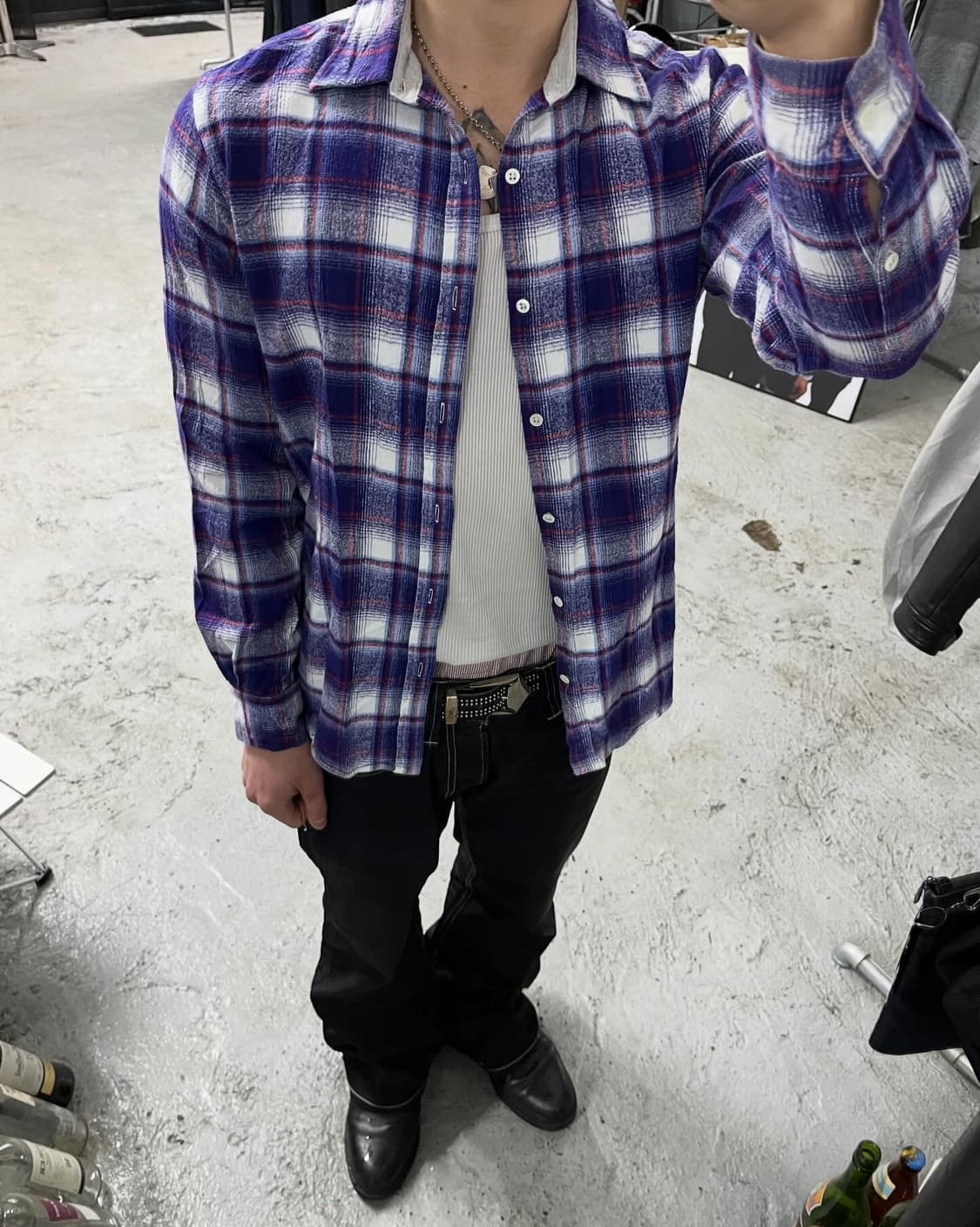 SHIPS check shirt 상품이미지1