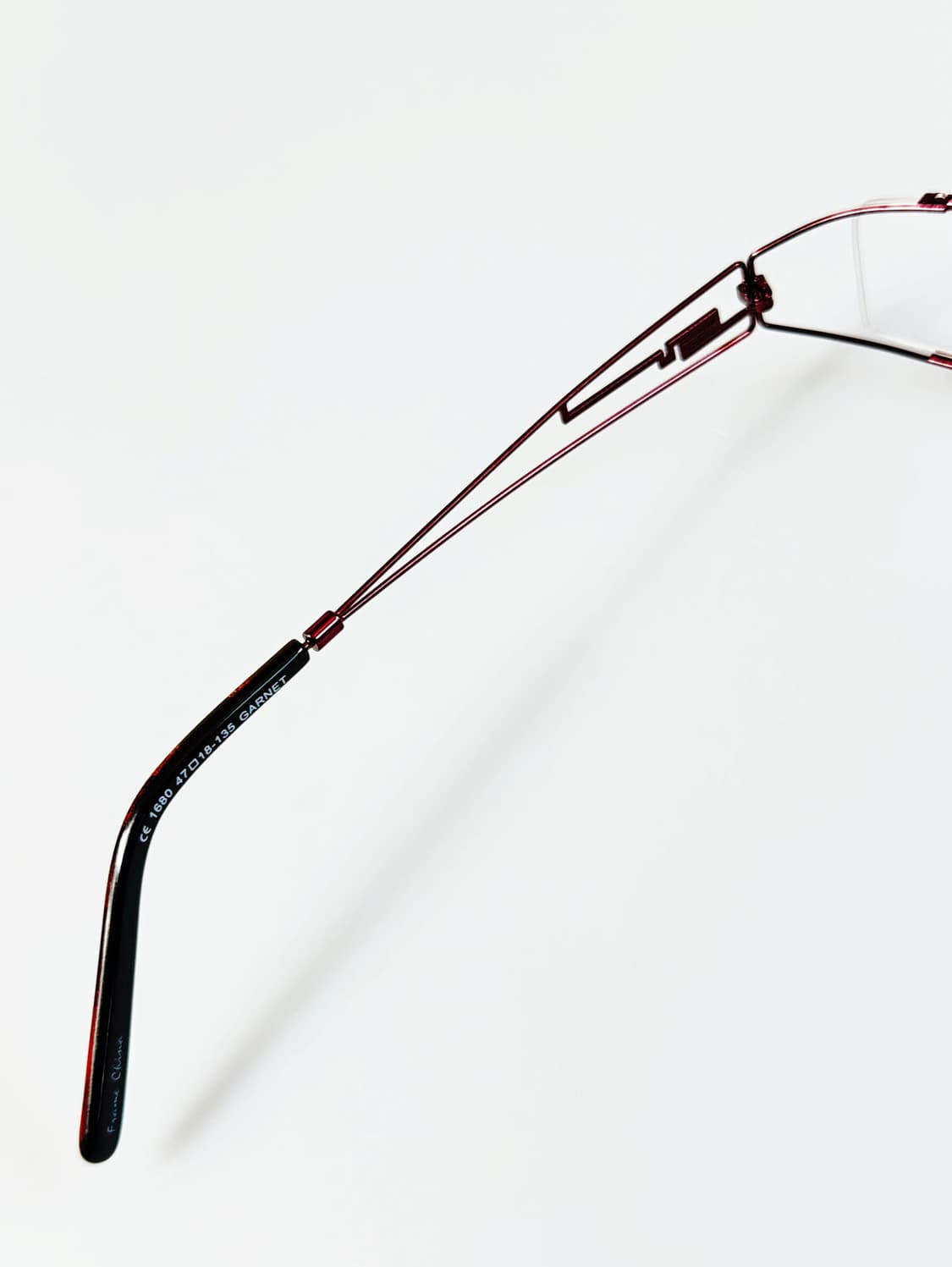 90s TOKIO 가넷 메탈 슬림 스퀘어 빈티지 안경 상품이미지8