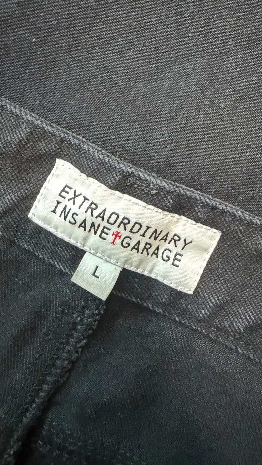 엑스트라오디너리X인세인개러지 레터링 데님 상품이미지3