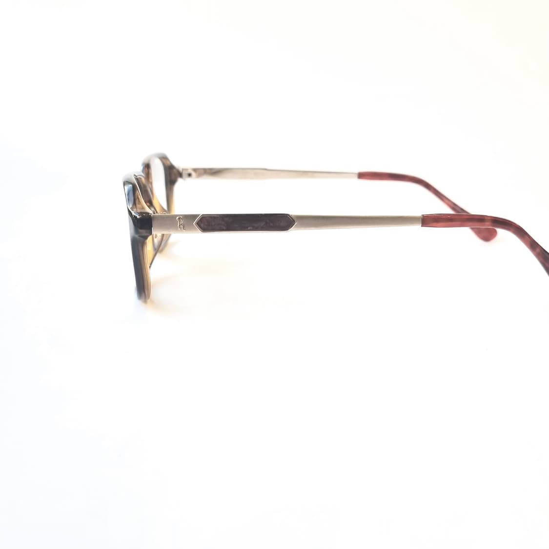 빈티지 웰링턴 스타일 뿔테 콤비 안경테 416 상품이미지4