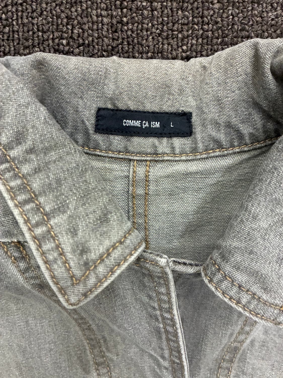 L)Comme Ca Ism 빈티지 여성 지퍼 디테일 데님자켓 상품이미지6