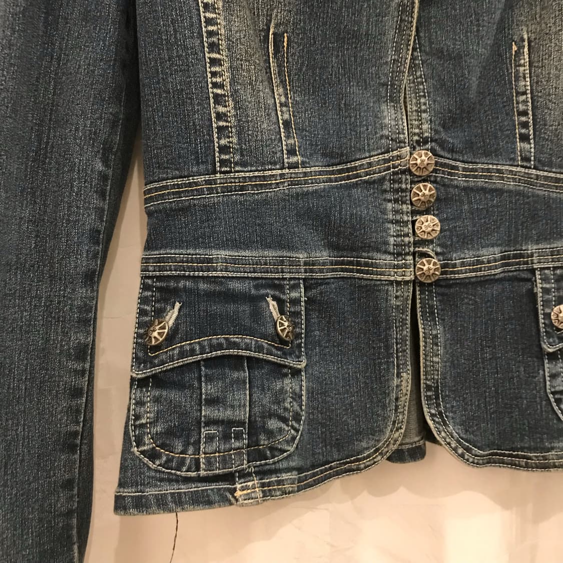 Vintage 빈티지 오네갸루 데님 자켓 상품이미지5