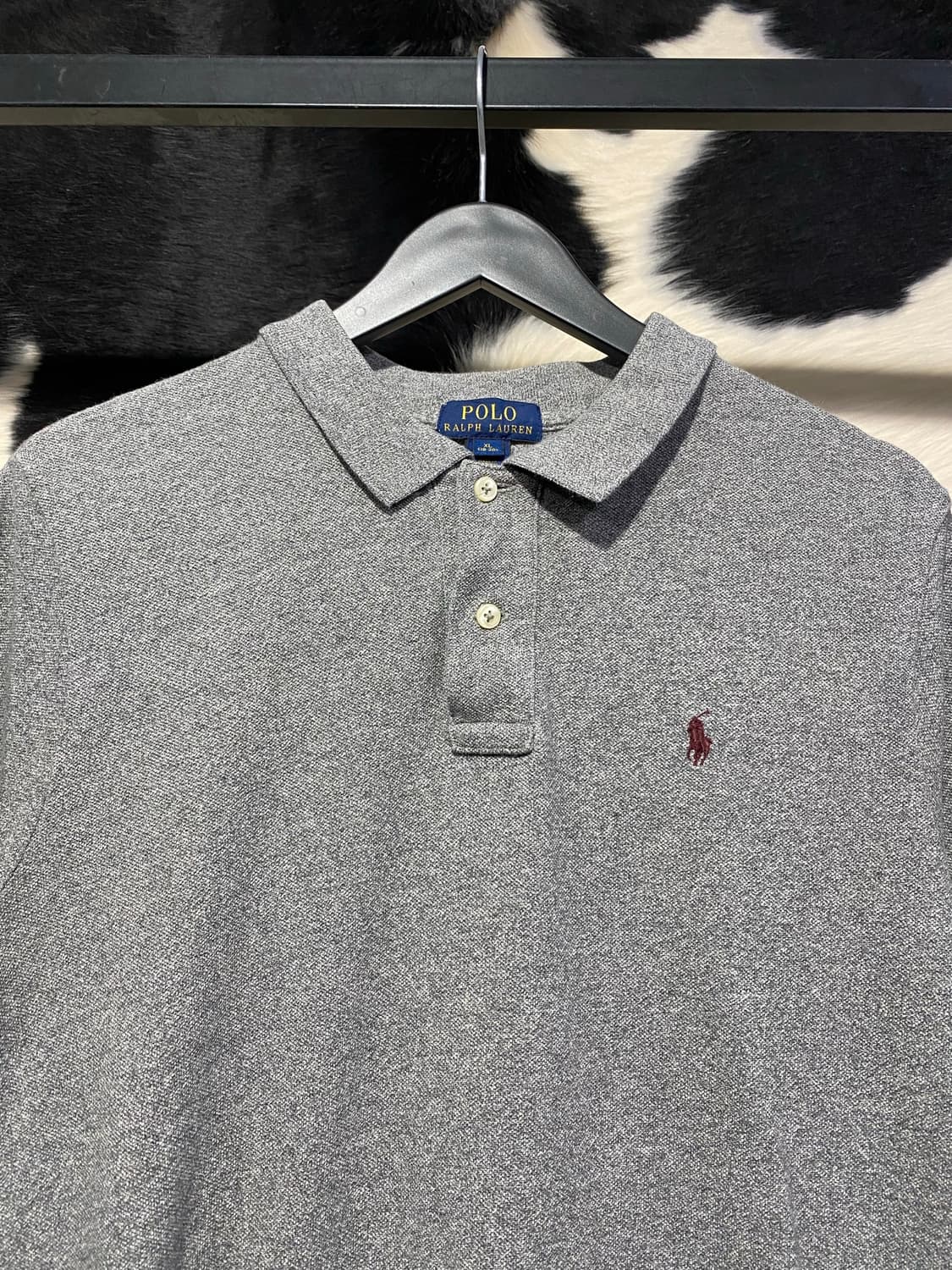 Polo Ralph Lauren 버건디 포니 폴로 반팔 티셔츠 상품이미지2