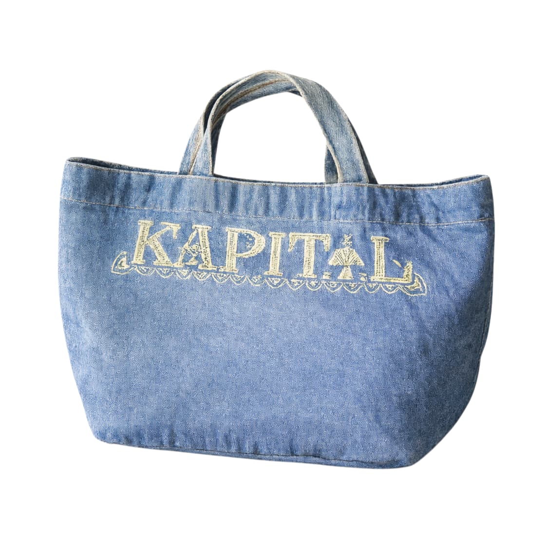 캐피탈 빈티지 데님 토트백 상품이미지1