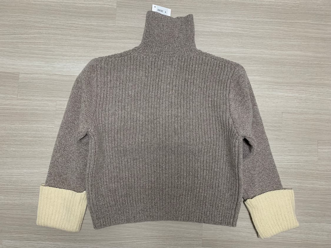 자라 리미티드 에디션 울 100% 버튼넥 스웨터 새상품 상품이미지9