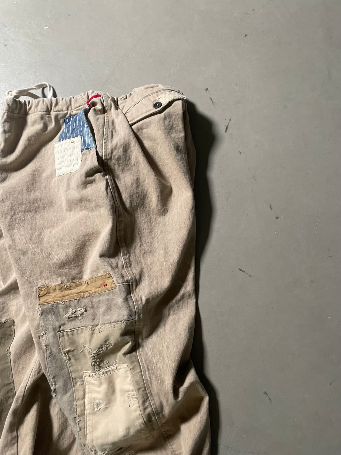 H•d One off Pigment Dyed Patchwork Pants 상품이미지4