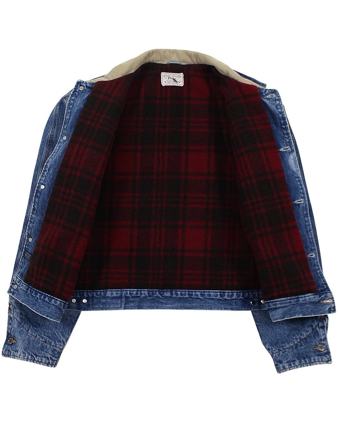 1990s USA 폴로랄프로렌 던가리 데님 자켓 빈티지 미국제 블랭킷 상품이미지3