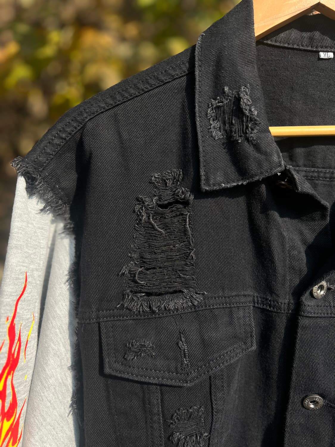 불꽃 데님자켓 상품이미지2