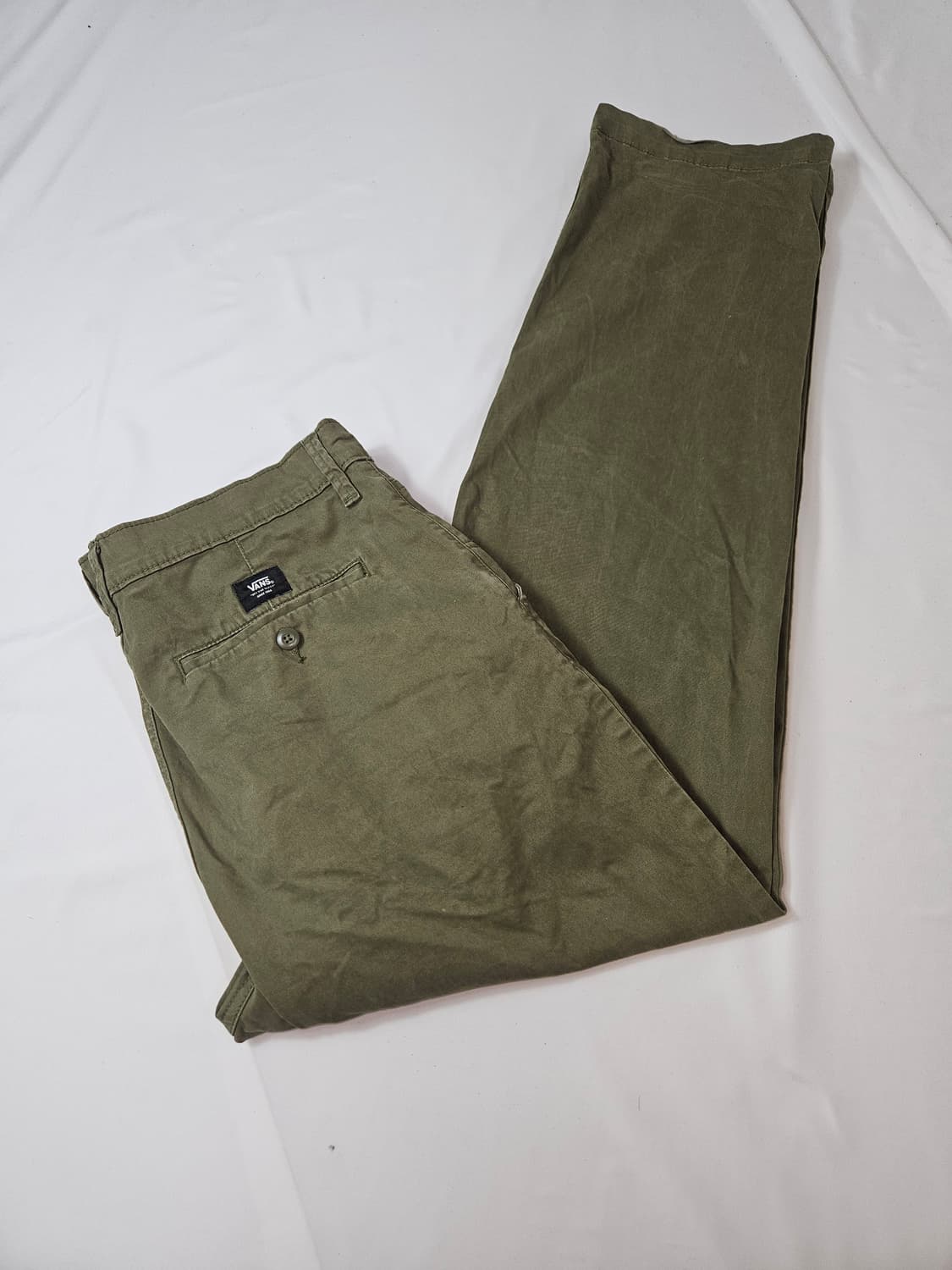 반스 카키 치노팬츠 워크팬츠 코튼 바지 루즈 테이퍼드핏 32 상품이미지1