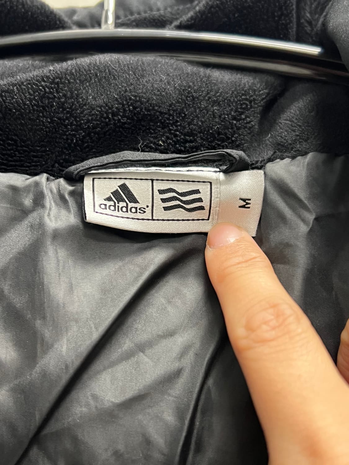 (M) 아디다스 골프 구스다운 롱 패딩 자켓 블랙 상품이미지5