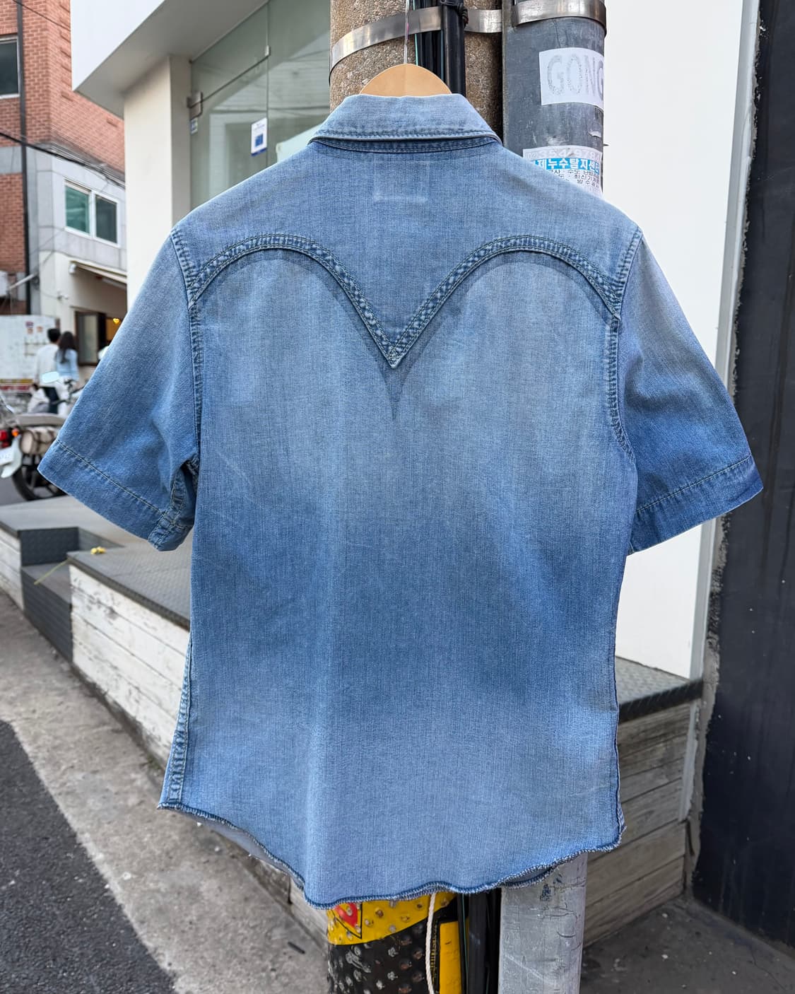 Levis JPN type-1 denim short sleeve 셔츠  상품이미지6