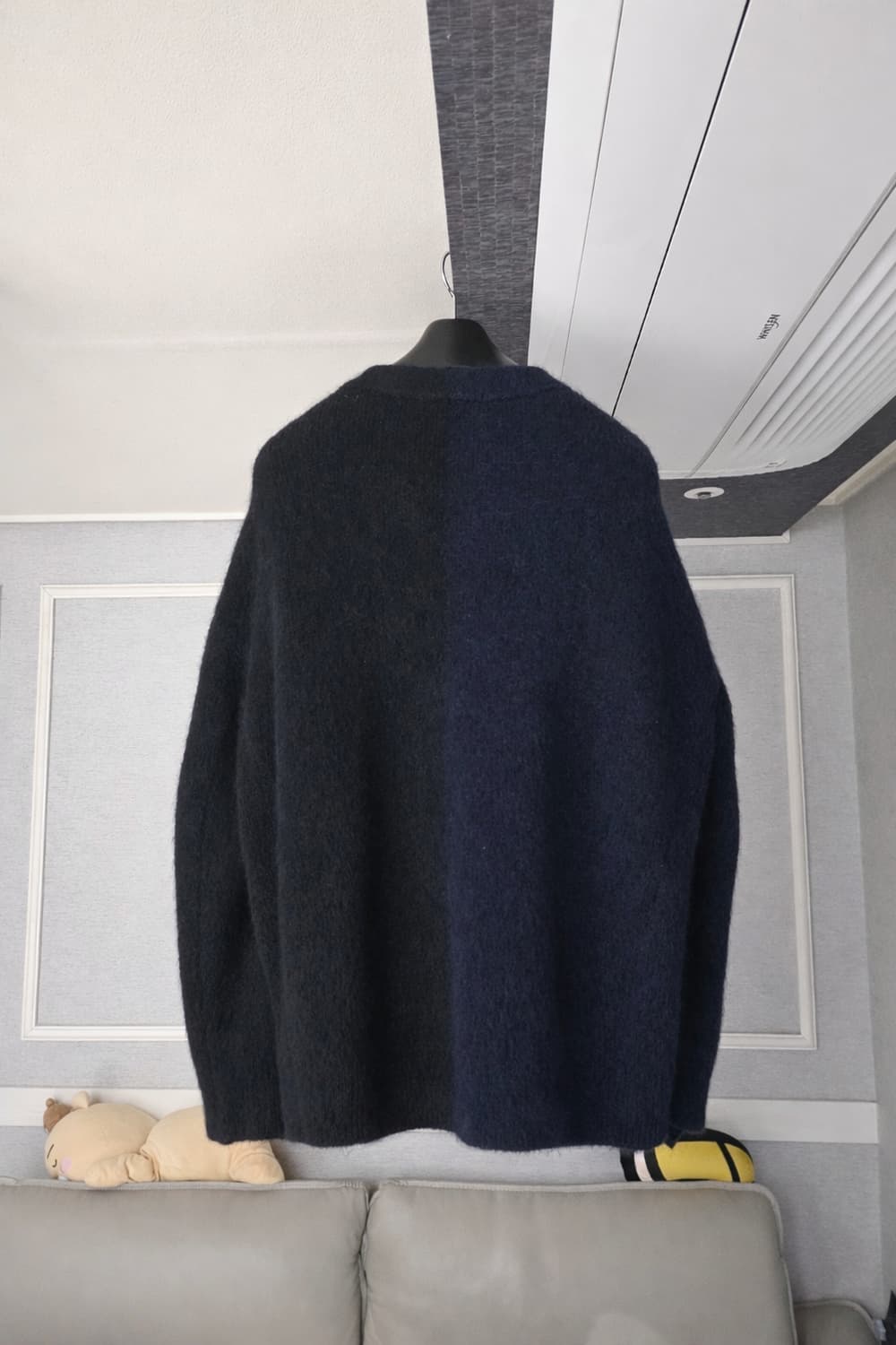 [거의 새것] 시스템옴므 모헤어 니트 가디건 오버핏 M 상품이미지2