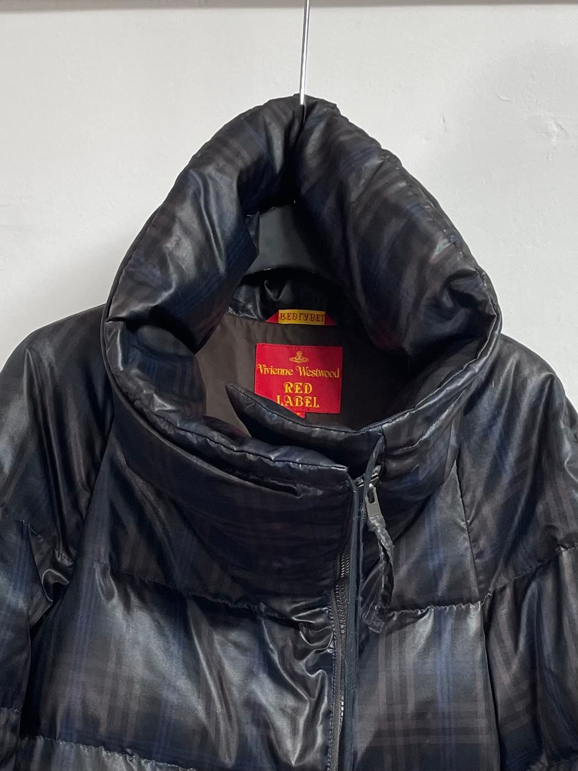 비비안웨스트우드 레드라벨 체크 다운 패딩 (on.336)  상품이미지4