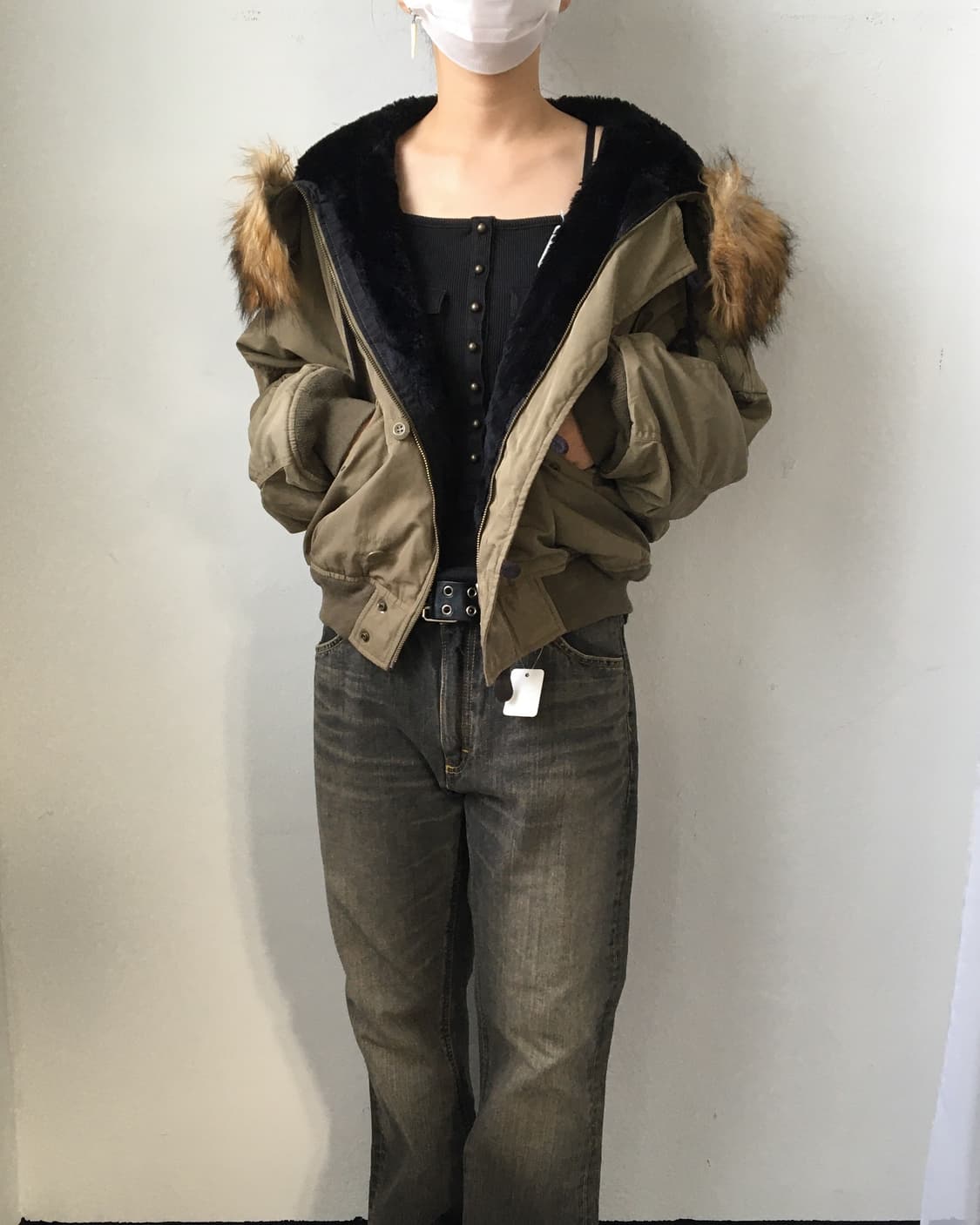 Moussy fake fur hood jacket 상품이미지8