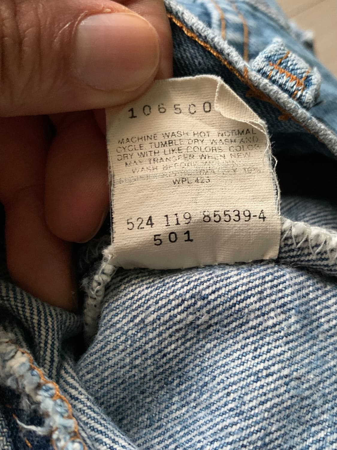 80-90s 리바이스 501 데님팬츠 36X31 상품이미지7