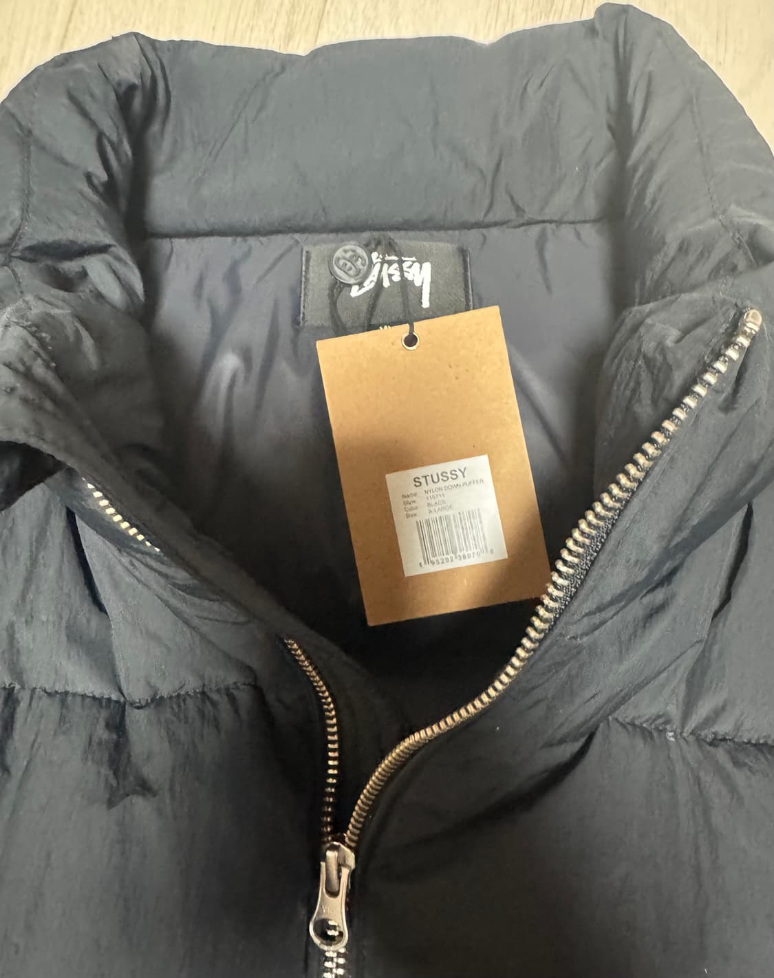 스투시다운 퍼퍼 나일론 블랙 (XL) 상품이미지4