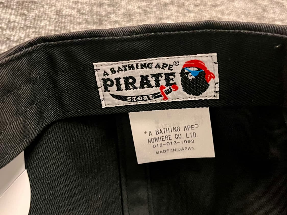 BAPE 베이프 블랙 볼캡 새제품  상품이미지6