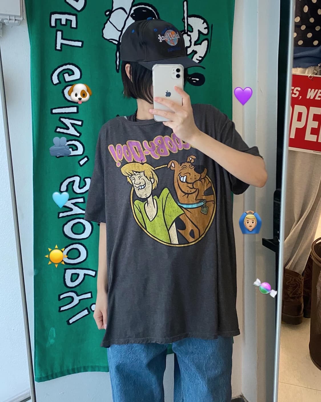 빈티지 프린팅  1/2 티셔츠 (Man 2XL) [Y8] 상품이미지1