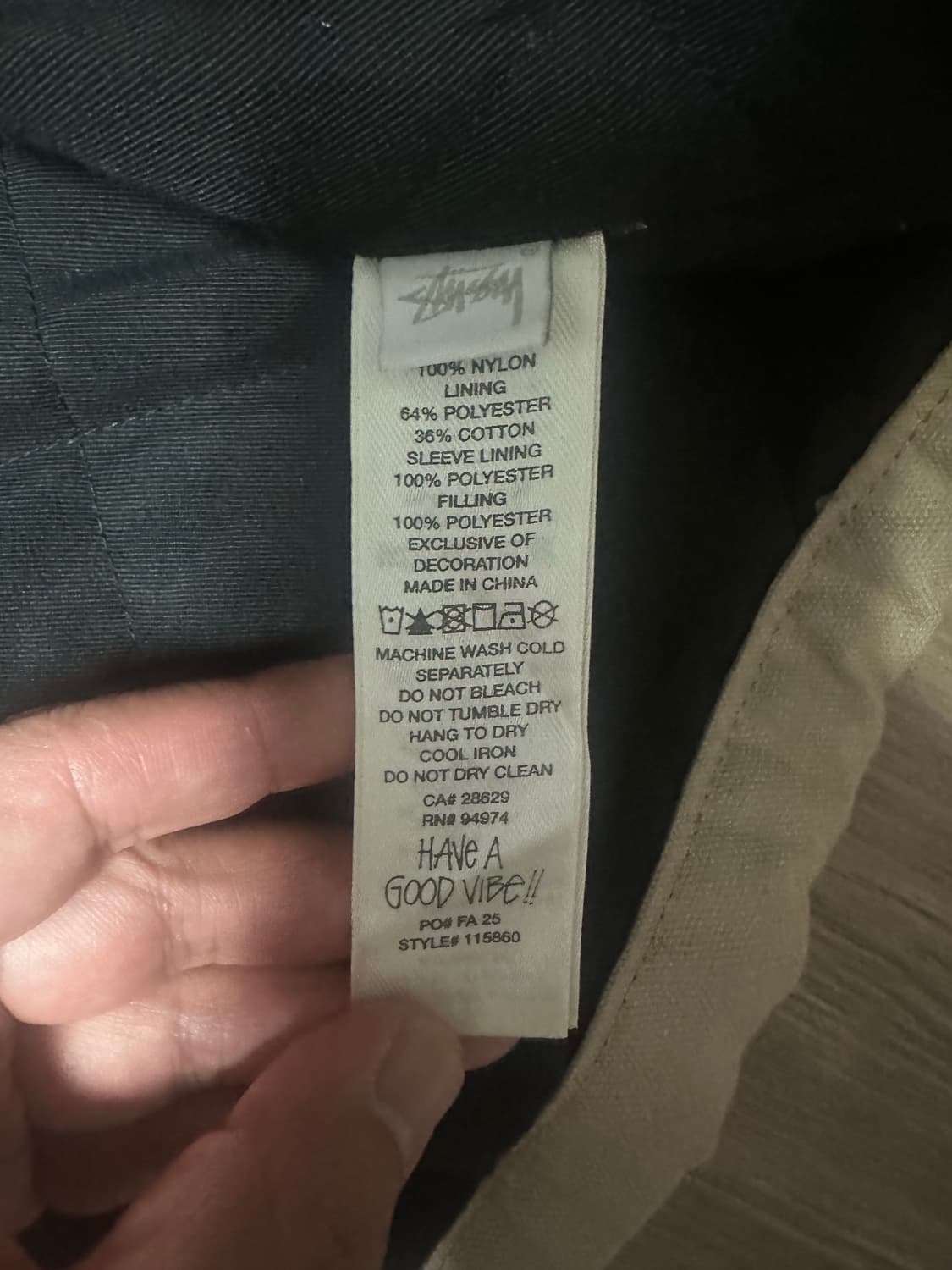 스투시 유틸리티 워크 자켓 카키 XL 상품이미지4