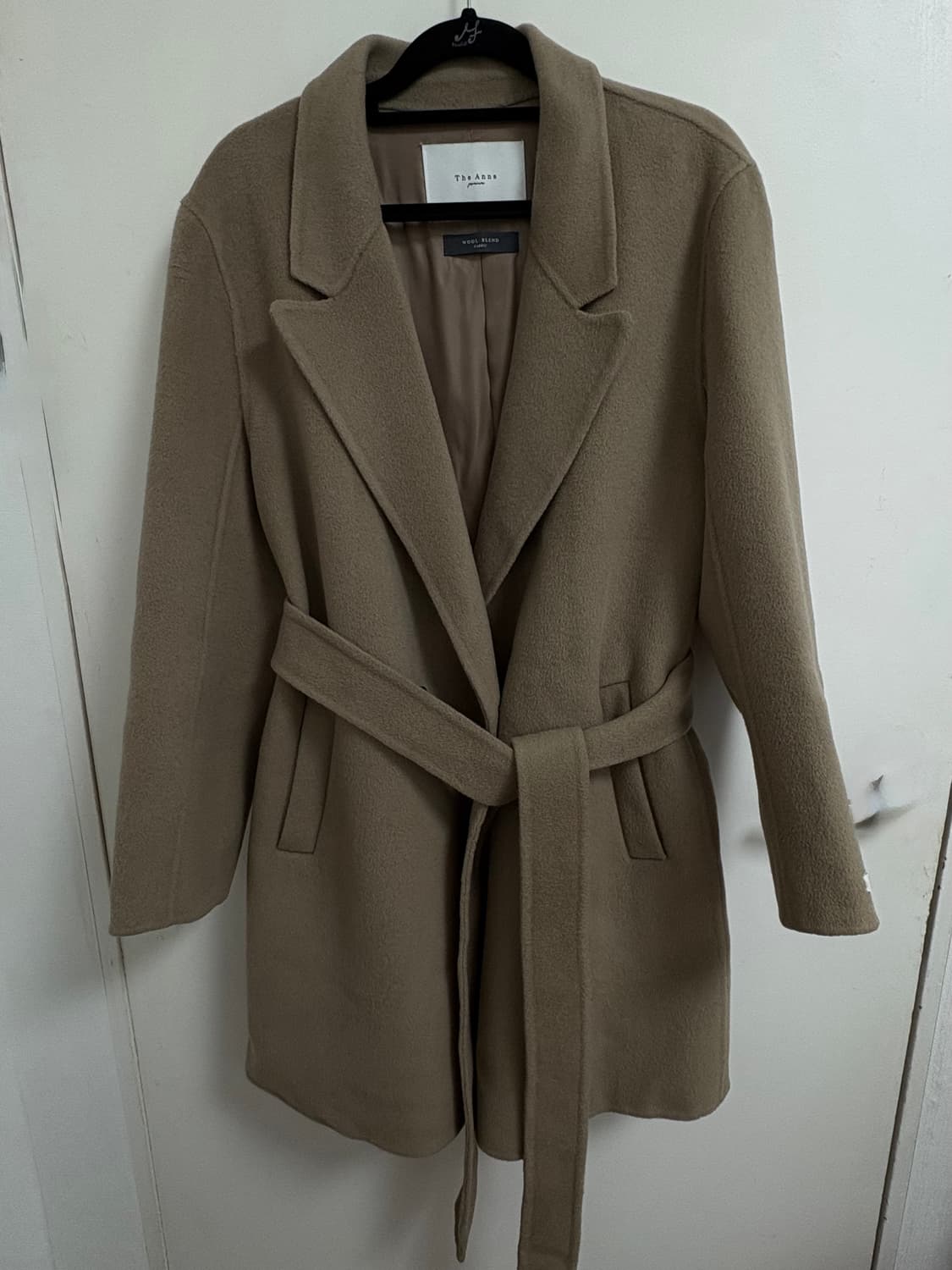 안나앤모드 울100% 하프코트 판매합니당 상품이미지1