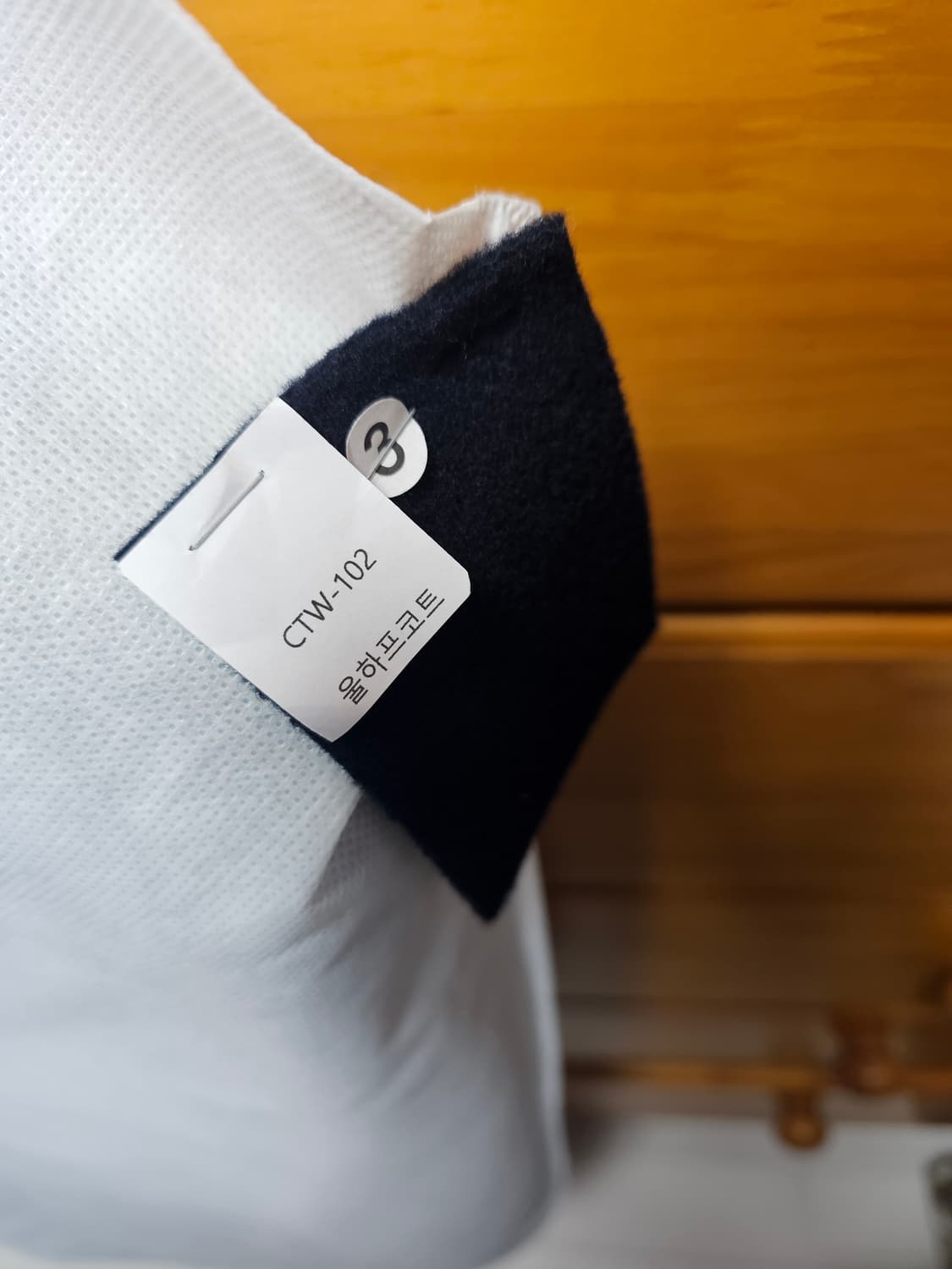 sew 스테디에브리웨어 울 하프 코트 네이비 3사이즈 상품이미지4