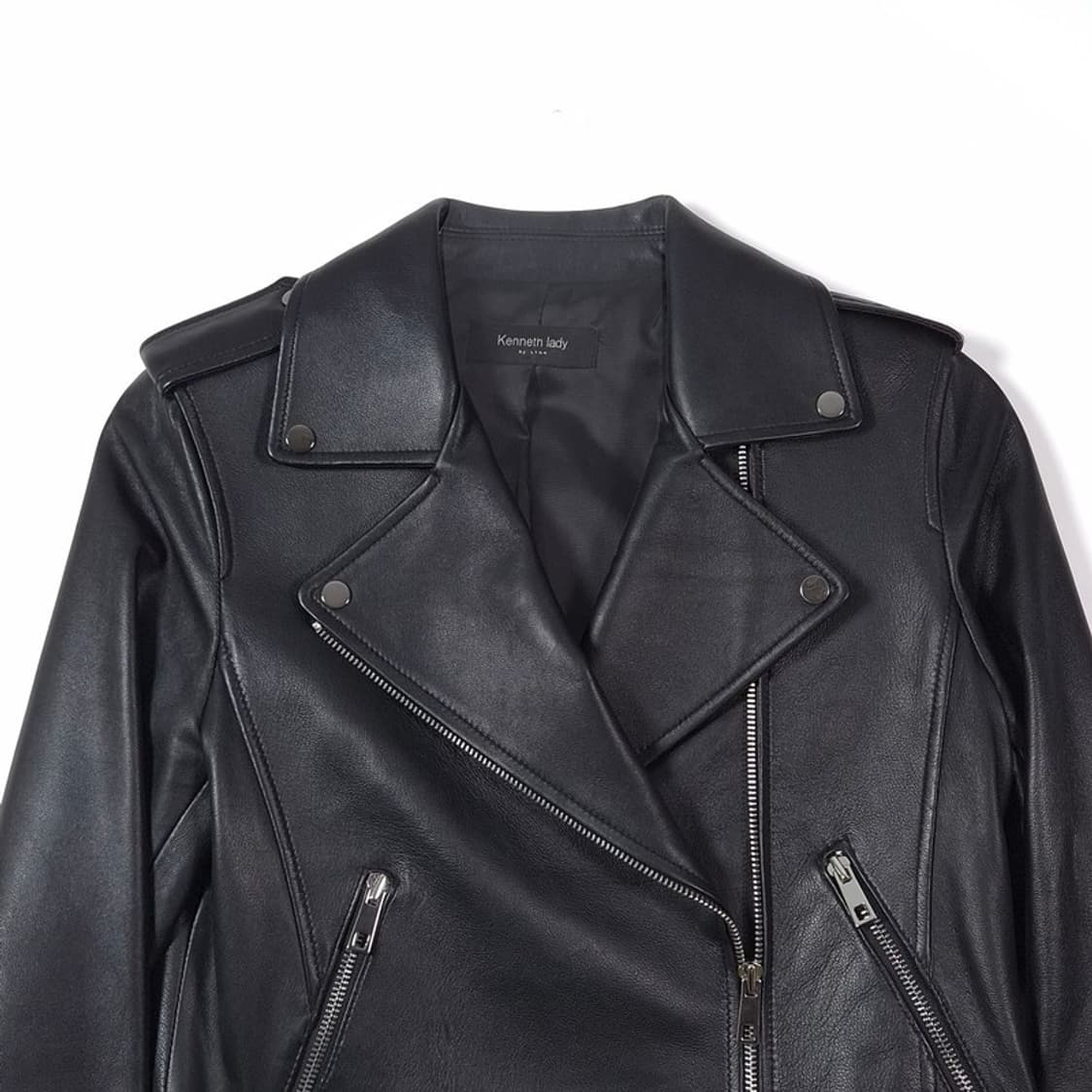 케네스레이디 천연 양가죽 라이더 자켓 55 상품이미지3