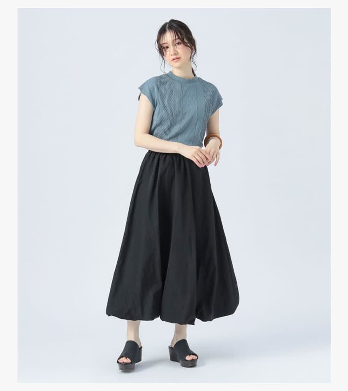 BEAMS HEART - 25SS WASHER BALLOON SKIRT 상품이미지2