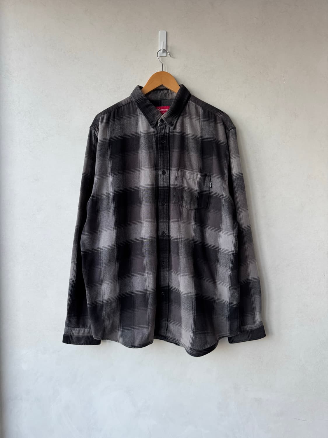 Fw18 슈프림 Shadow Plaid 플란넬 셔츠 상품이미지2