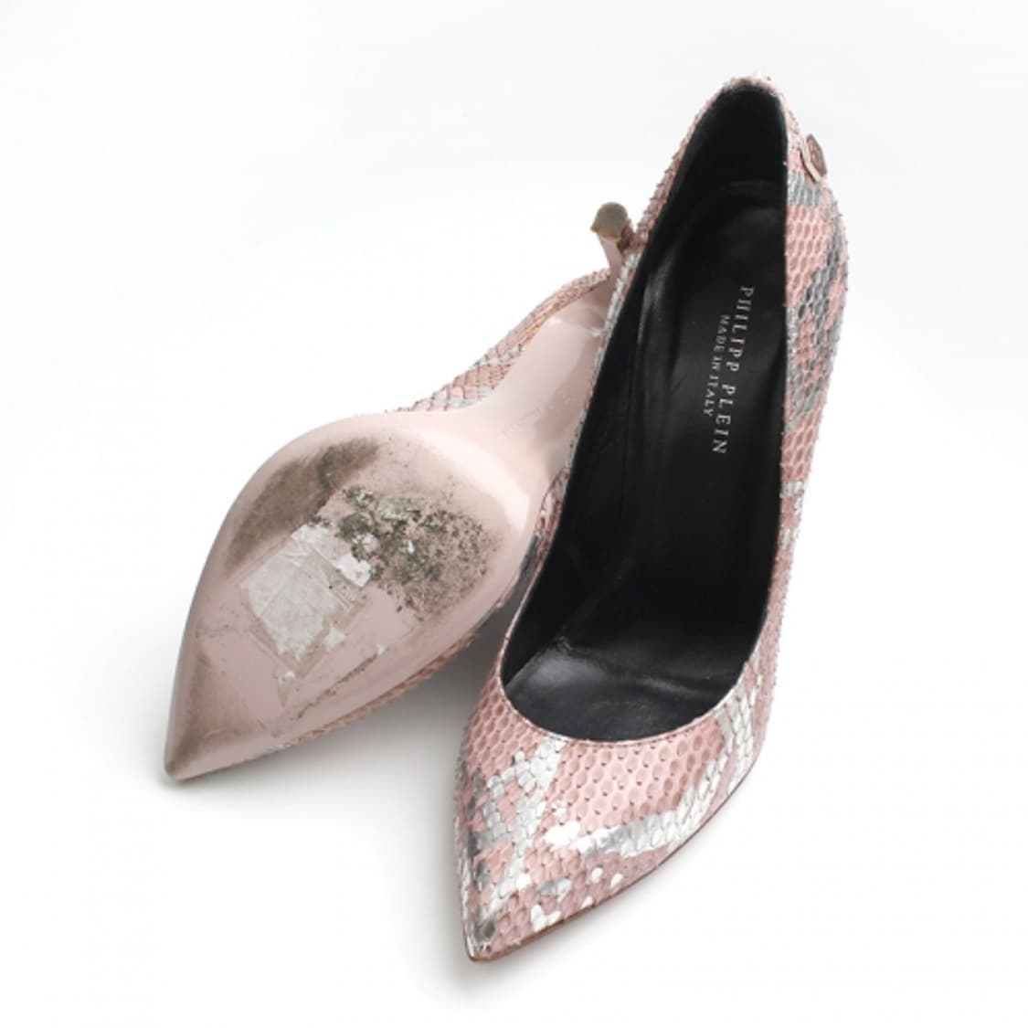 필립 플레인 로즈 파이톤 킬힐 펌프스 36 상품이미지3