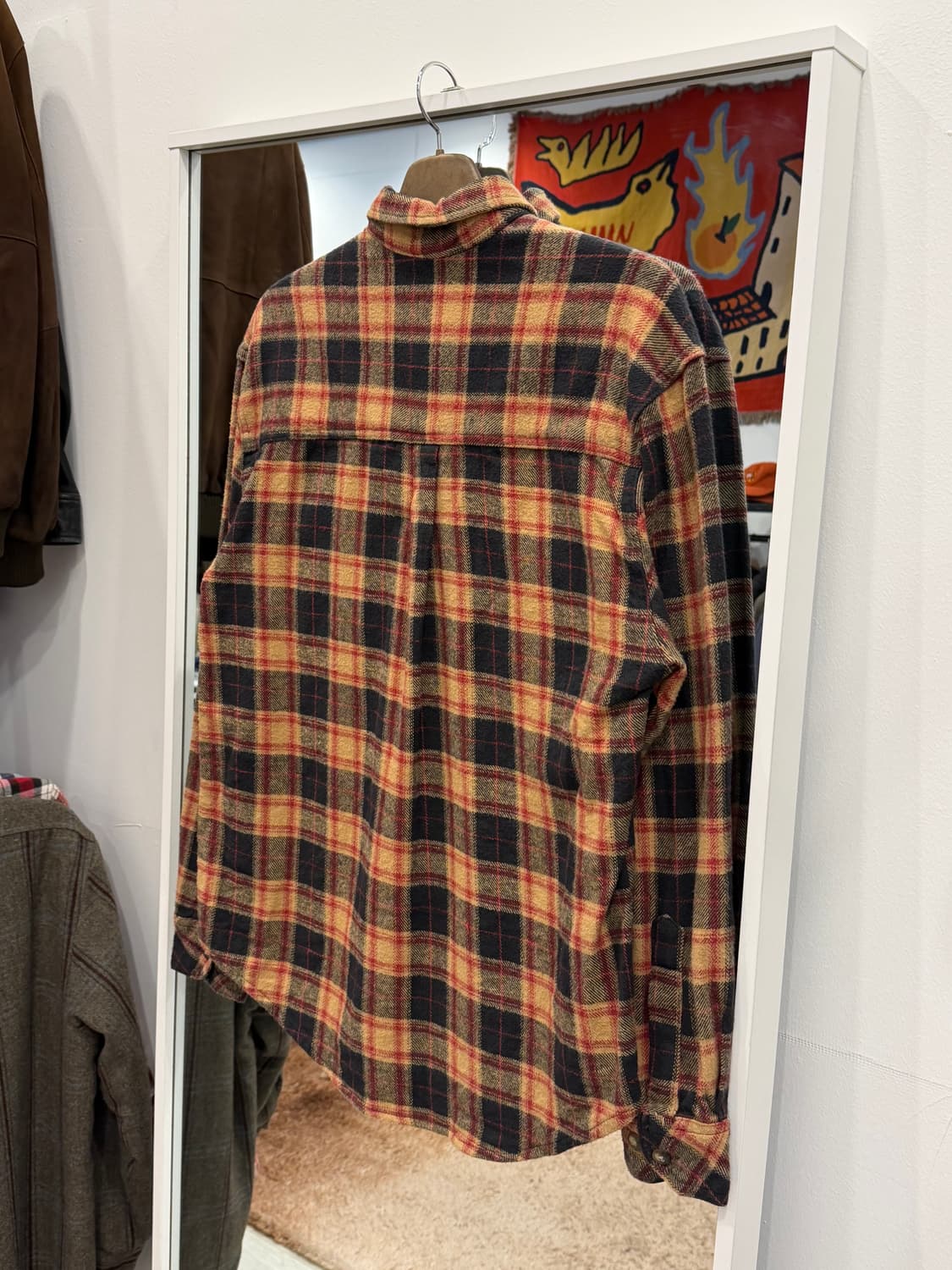 Canyon 빈티지 플란넬 체크 셔츠 상품이미지6