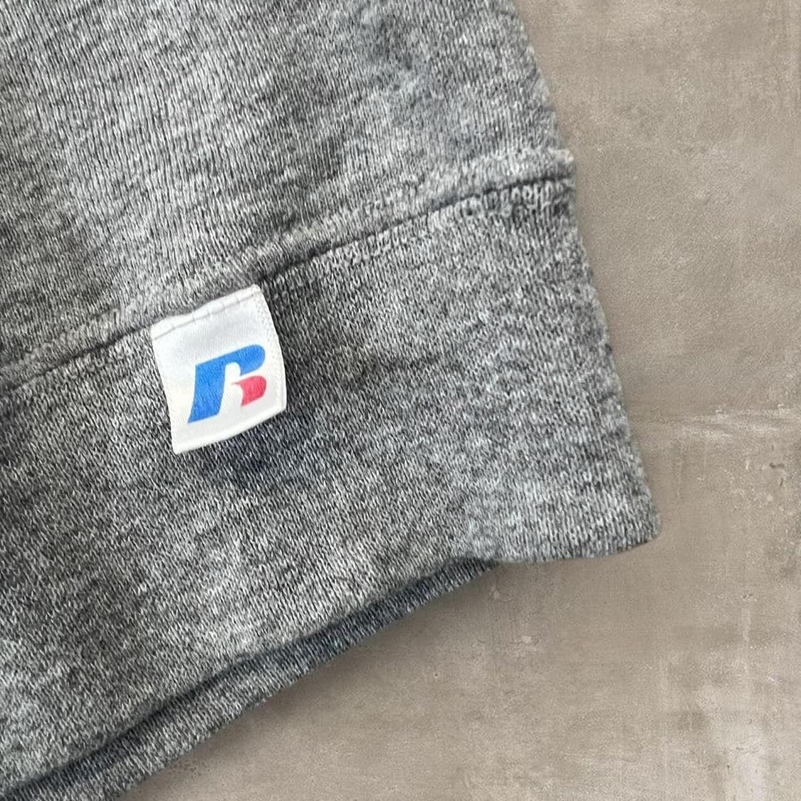 러셀 애슬레틱 빈티지 그레이 후드 집업 상품이미지4