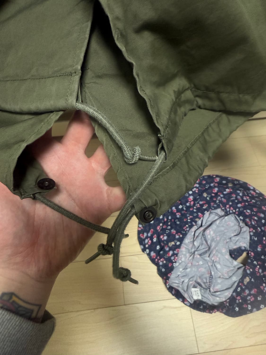 m65피쉬테일 개파카 og 스몰 a급상태 판매 상품이미지4