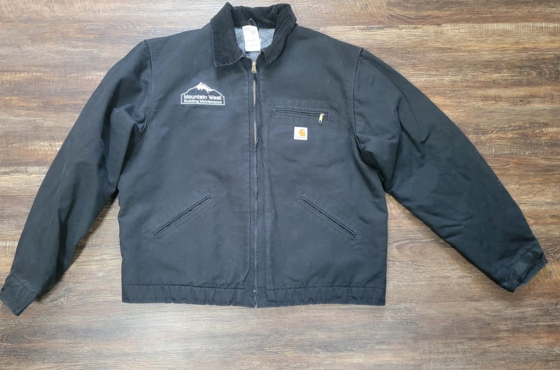 칼하트 J01 디트로이트 커스텀 자켓 블랙 상품이미지1