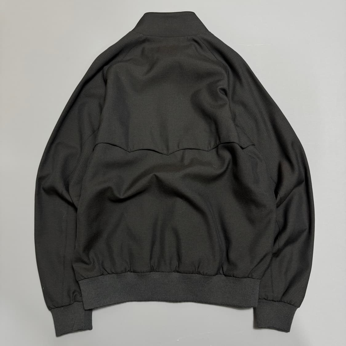 빔즈+(BEAMS+) 다크브라운컬러 하운드투스 패턴 울 헤링턴 자켓 상품이미지5