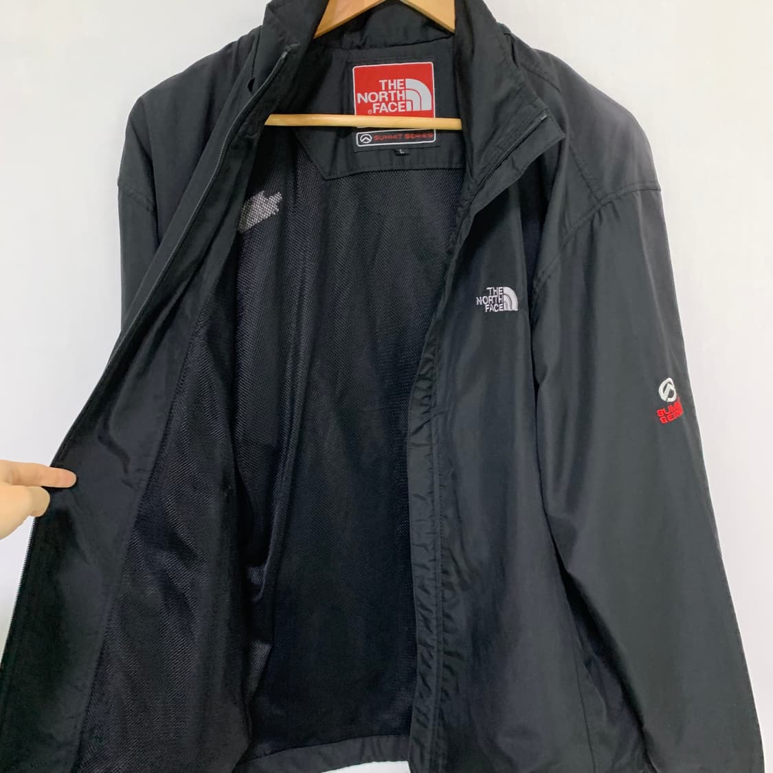 노스페이스 블랙 바람막이 써밋시리즈 빈티지 남녀공용 고프코어 상품이미지6
