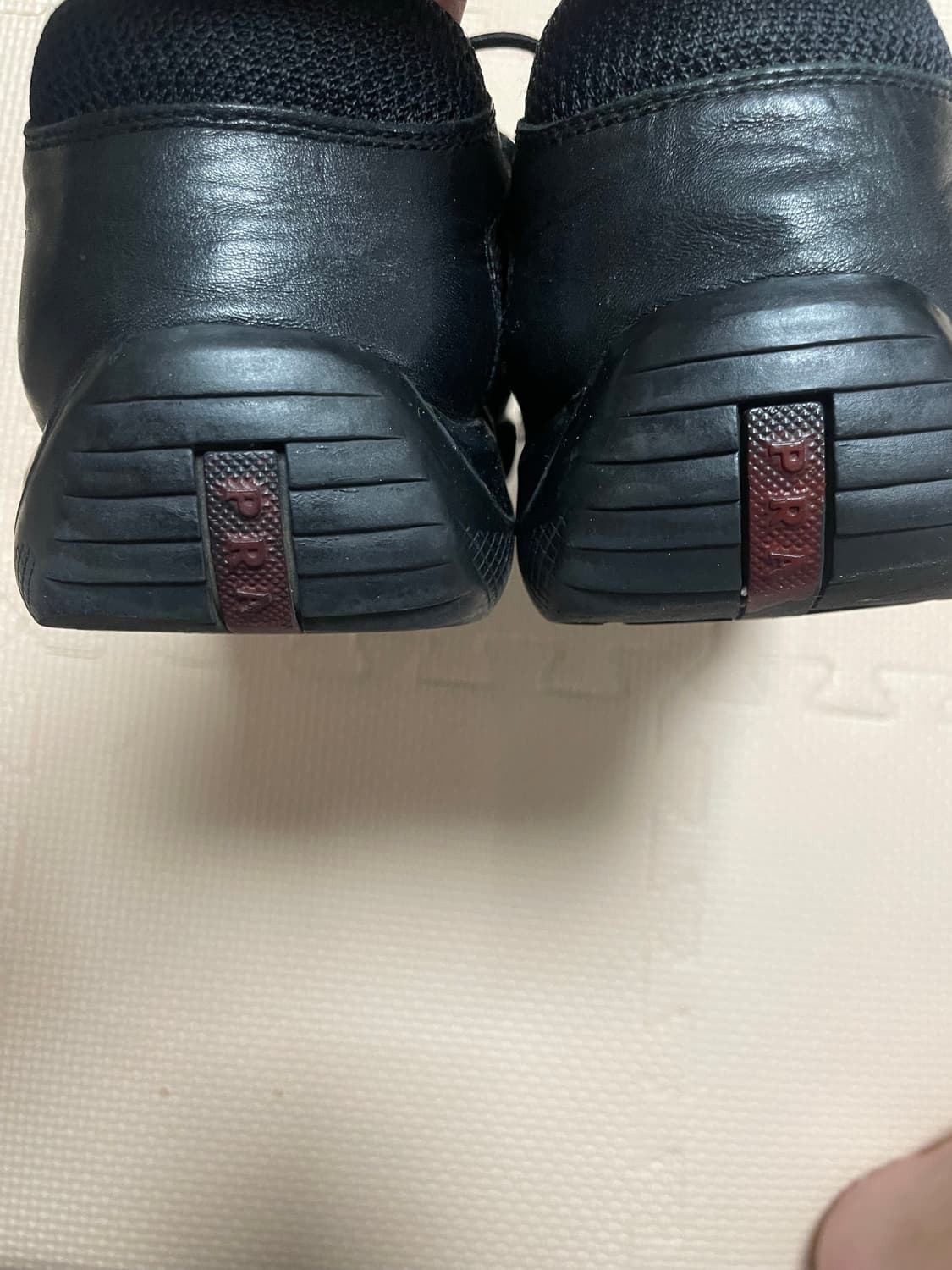 프라다 아메리카컵  스니커즈 블랙 7 정품 상품이미지5