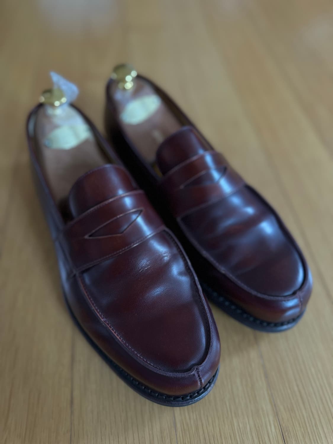 파라부트 아도니스 로퍼 버건디 UK8 상품이미지1